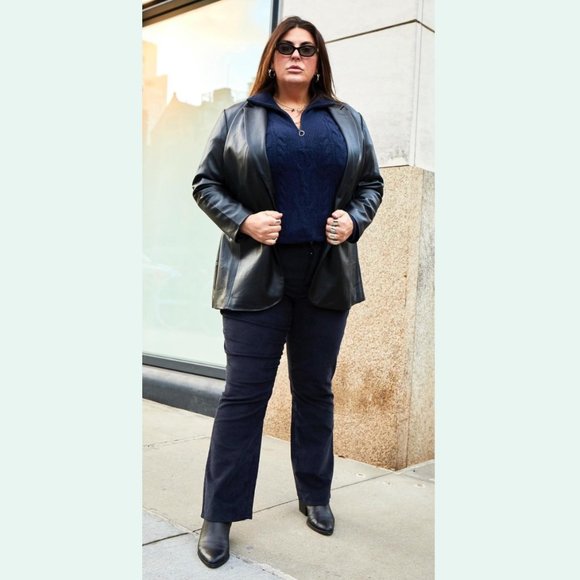 Forever21+ gray half zip knit mock neck plus size - Picture 8 of 8